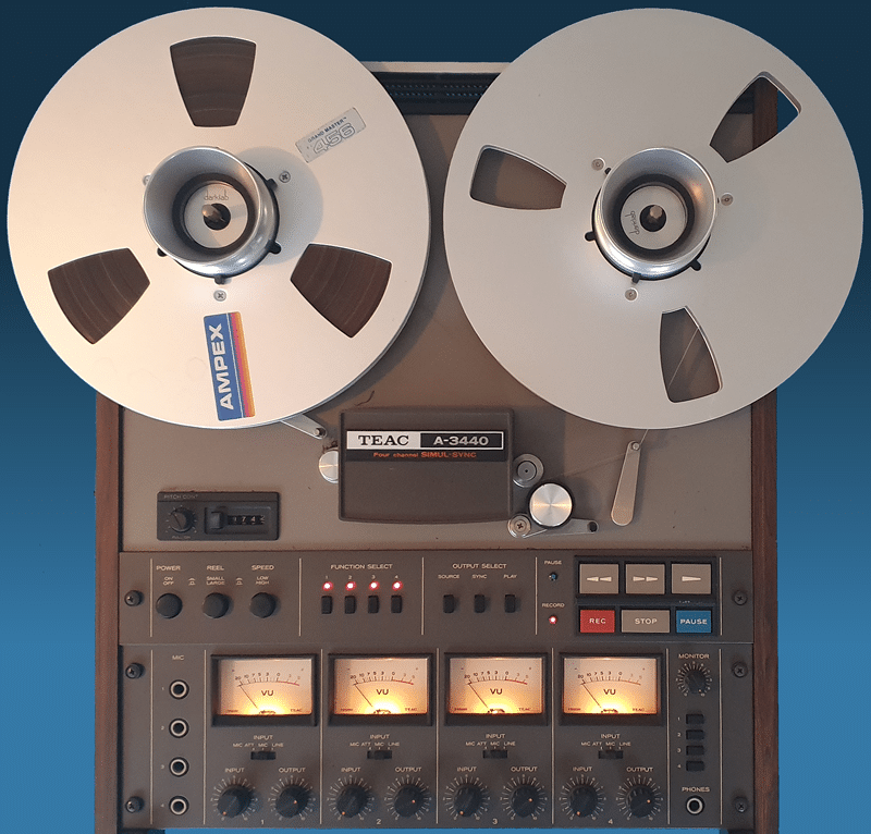 Tonband digitalisieren mit TEAC 3440